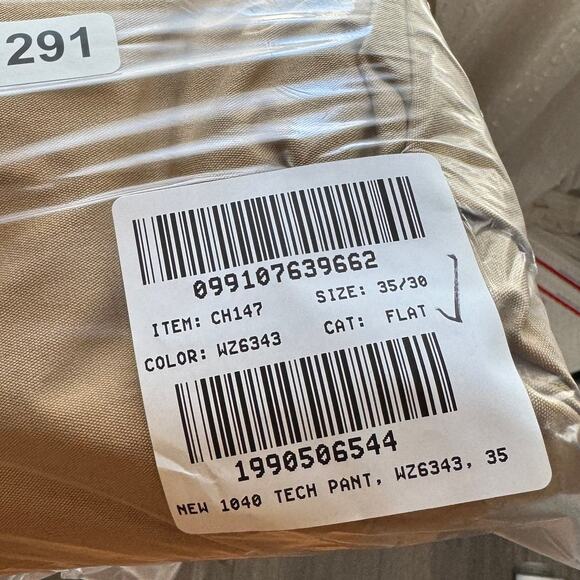 J.Crew Performance 1040 Athletic Tapered-Fit Tech Pants Mens 35x30 Savannah Sand - Picture 11 of 11